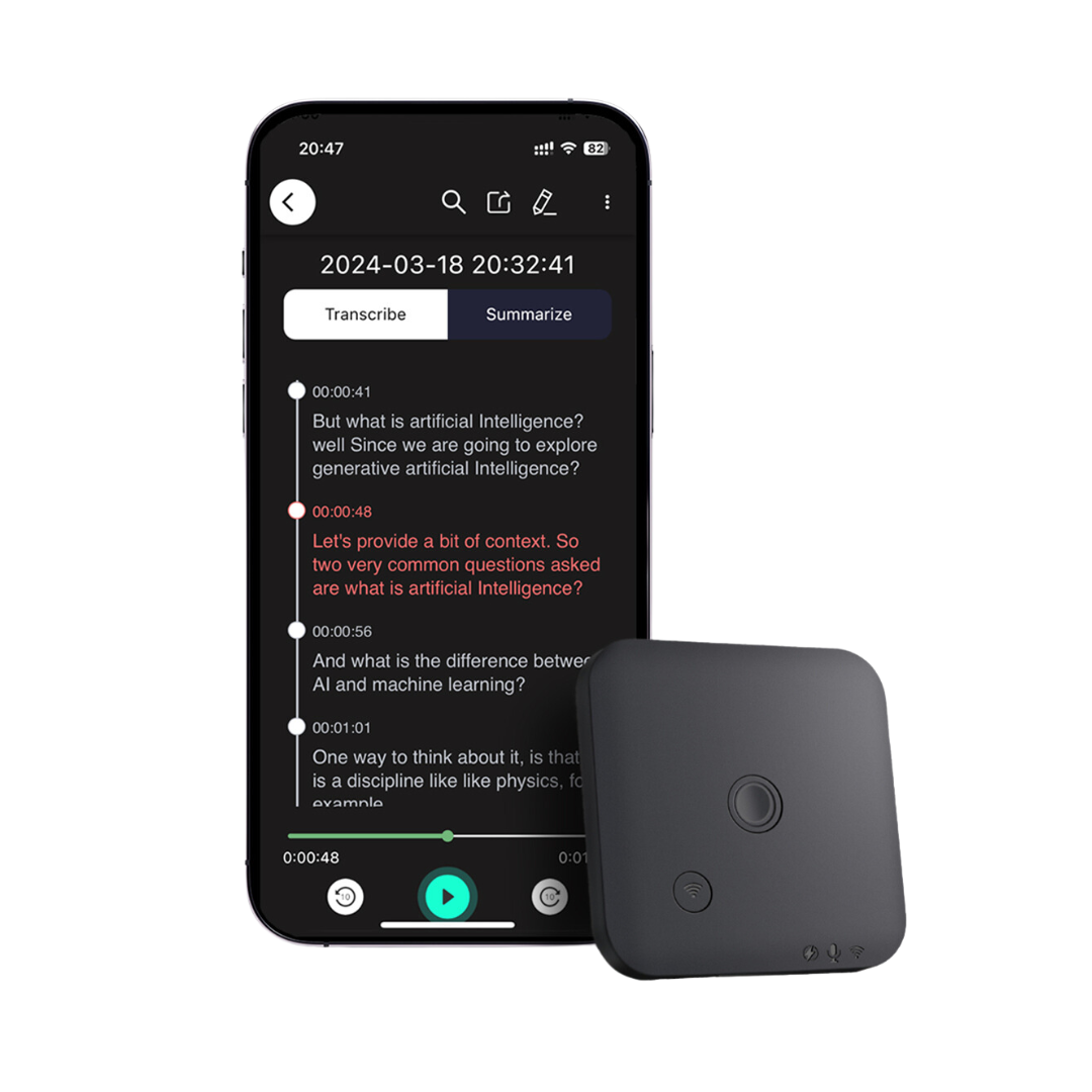AI Powered Voice Recorder, iPhone Call Recorder