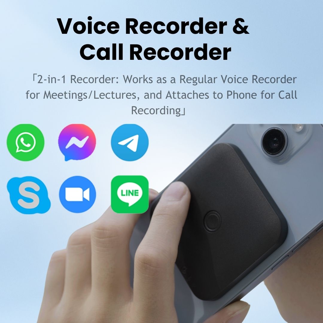 AI Powered Voice Recorder, iPhone Call Recorder